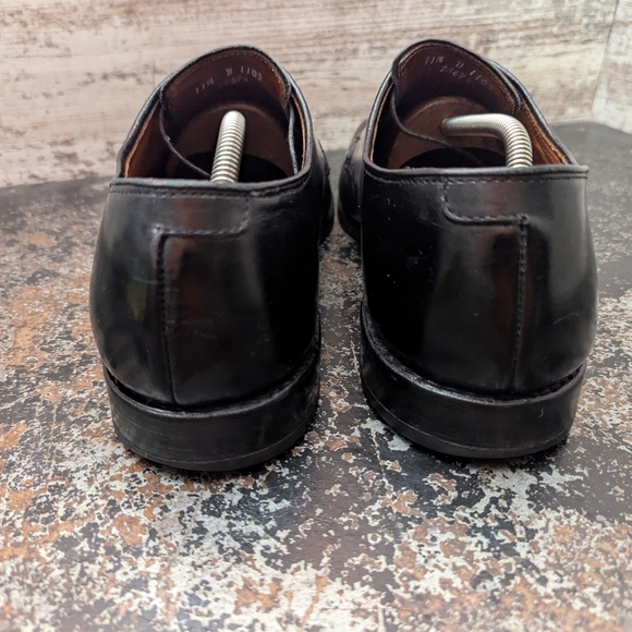 Mens Allen Edmonds Flatiron Oxford Shoes Sz 11.5 D Used Black Leather 1103 28676 main image 10